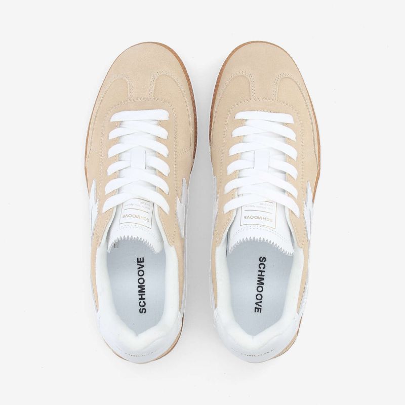 SHEFFIELD JOGGER M - SUEDE/NAPPA - BEIGE/BLANC